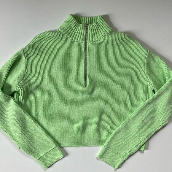 Urban Outfitters Hill Half-Zip Cropped Sweater XS - Picture 5 of 9